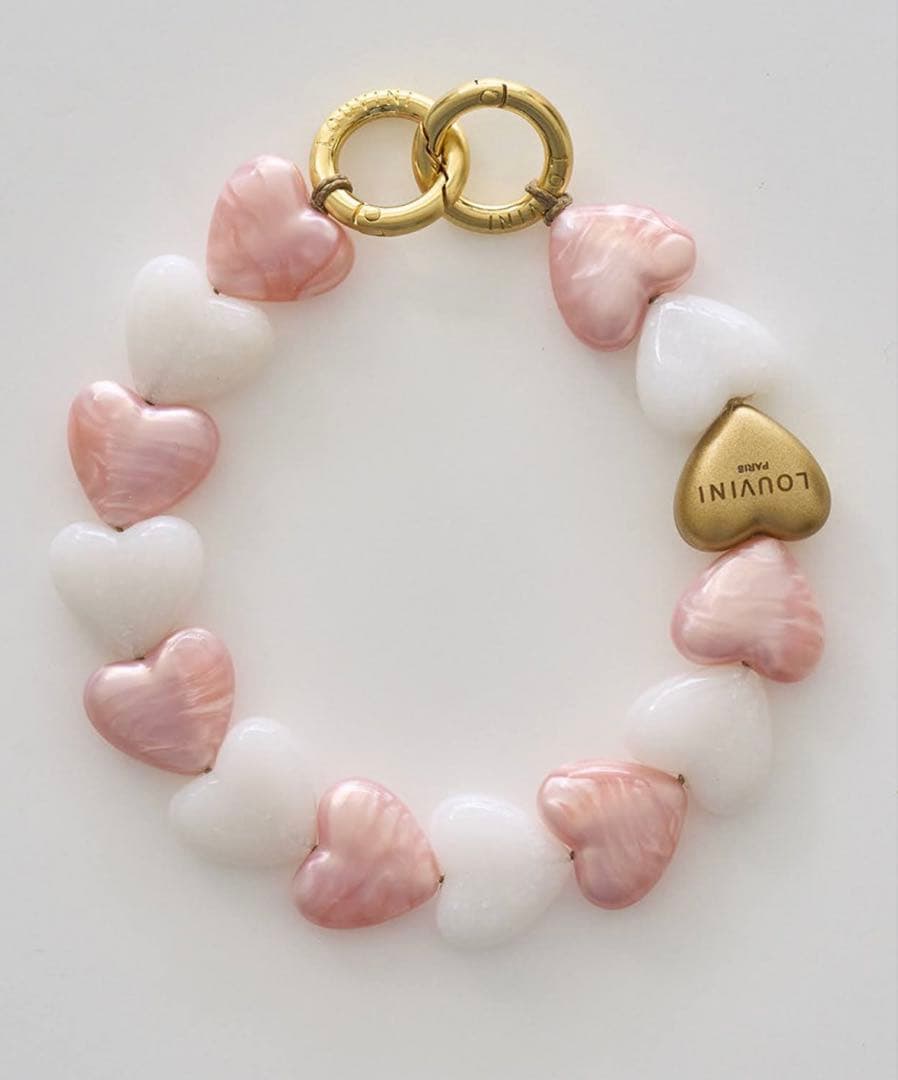 Louvini Paris ハンドストラップ PETIT CUORE