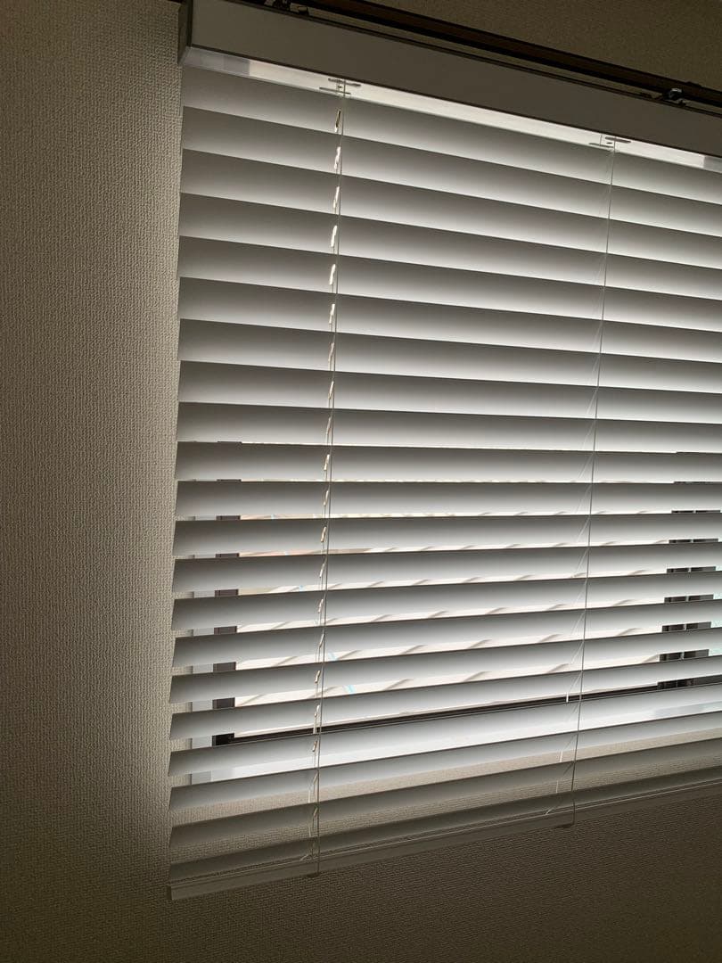 【限定値下げ中】ウッドブラインド　187×100　Re:　ホワイト