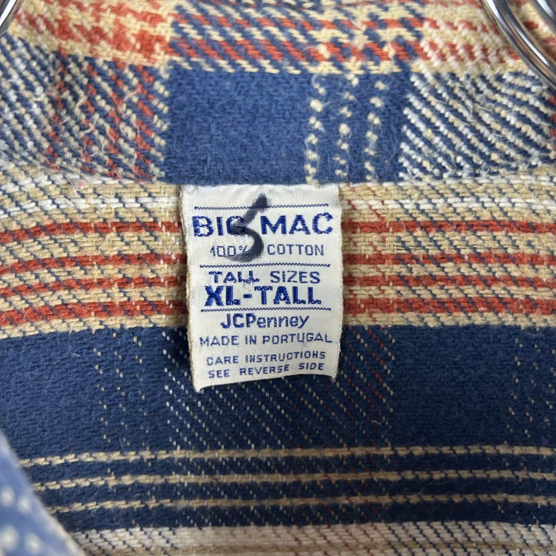 70s 80s Big Mac ヘビーネルシャツ vintage ヴェンテージ