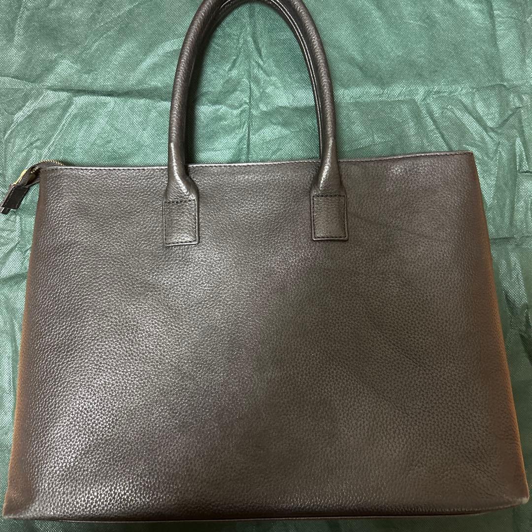 ハッシュタグ レザートートバッグ ブラック