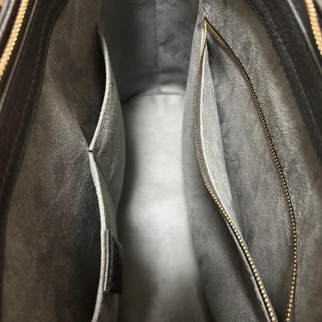 ハッシュタグ レザートートバッグ ブラック