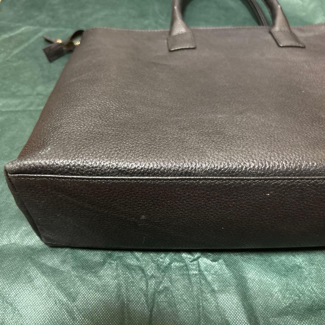 ハッシュタグ レザートートバッグ ブラック