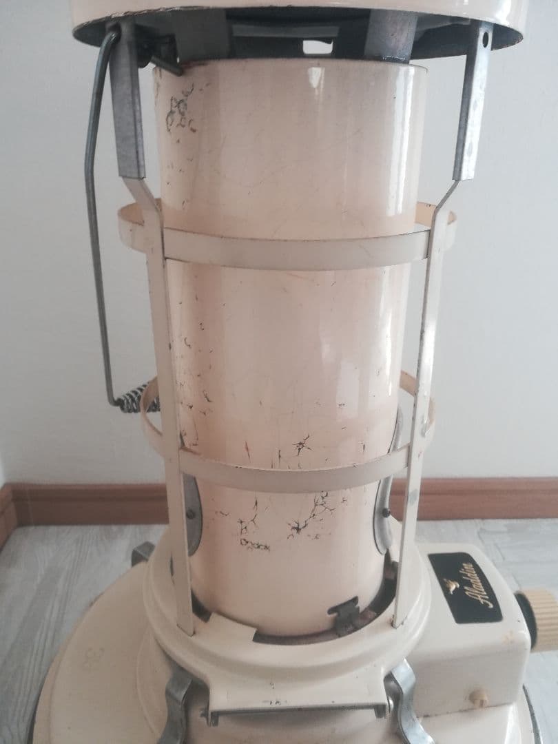 【希少初期モデル】 アラジンブルーフレーム　ストーブ　 J390001 ホワイト