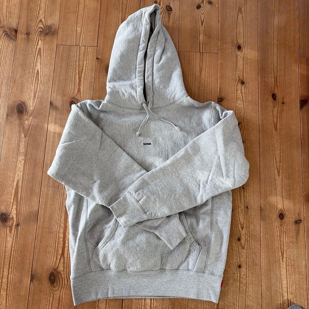 Supreme グレー フード付きパーカー