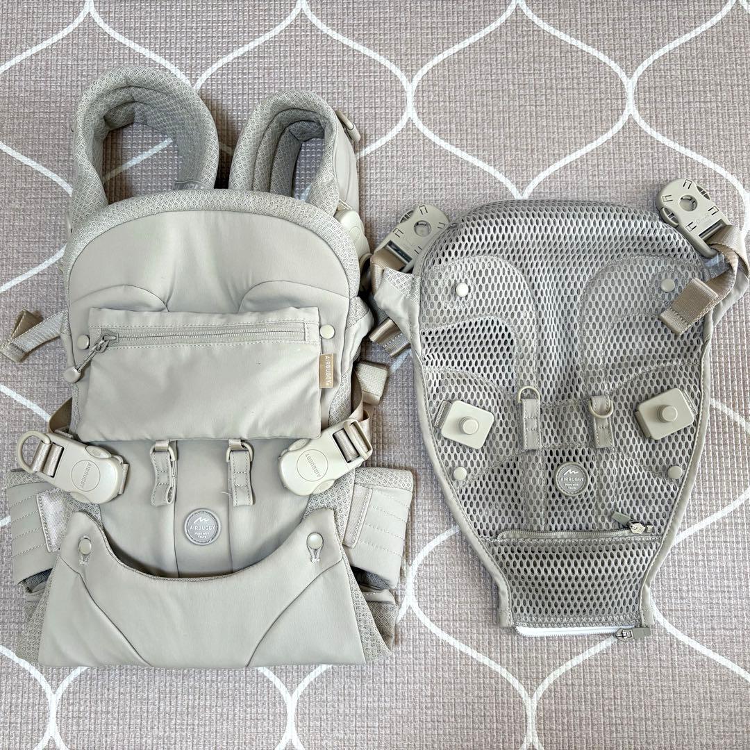 AIRBUGGY 抱っこ紐　サンドベージュ