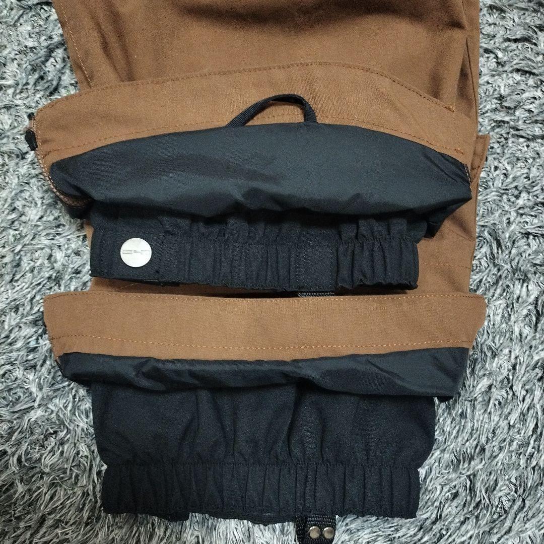 【美品】TWO FOR ONE ビブパンツLサイズ ブラウン