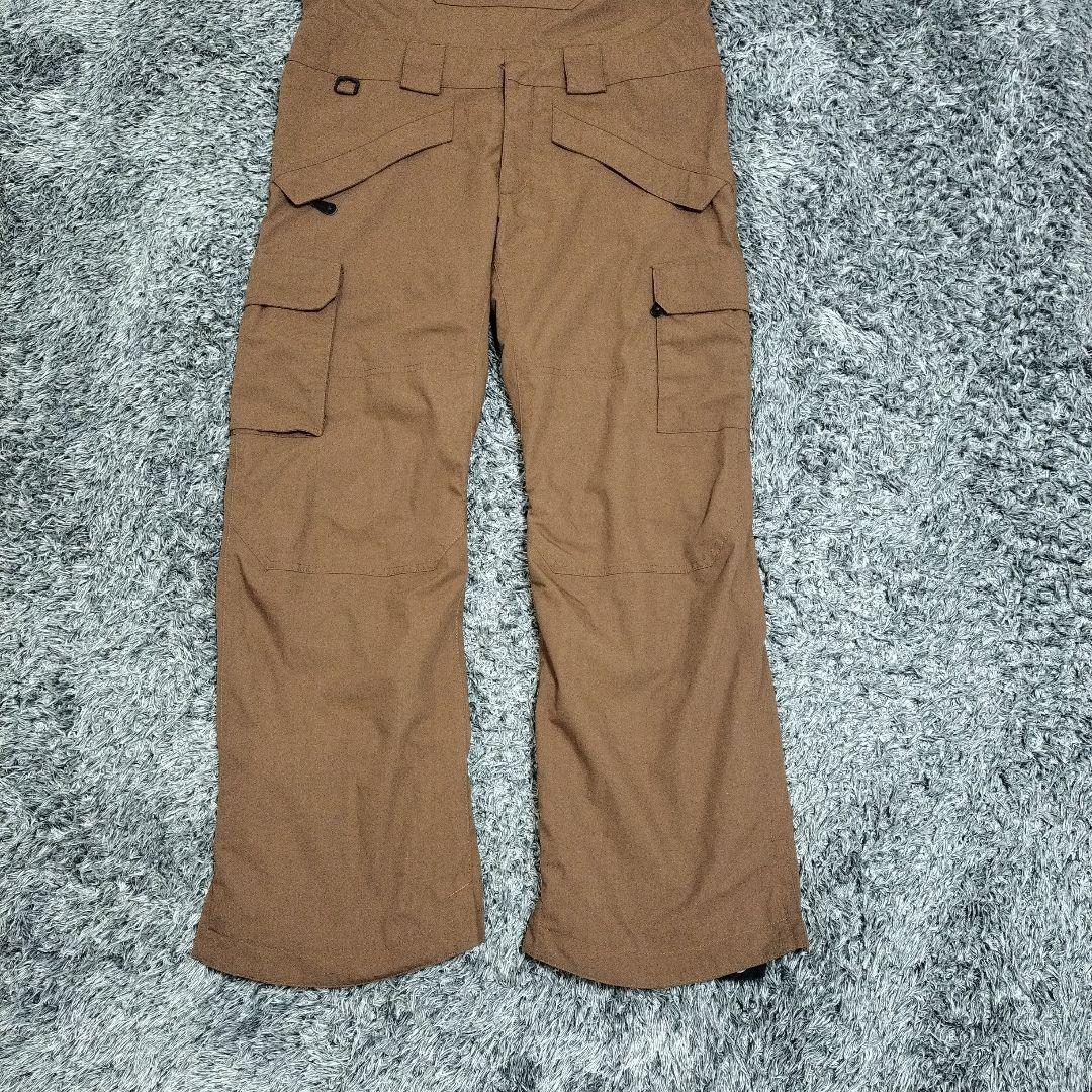 【美品】TWO FOR ONE ビブパンツLサイズ ブラウン