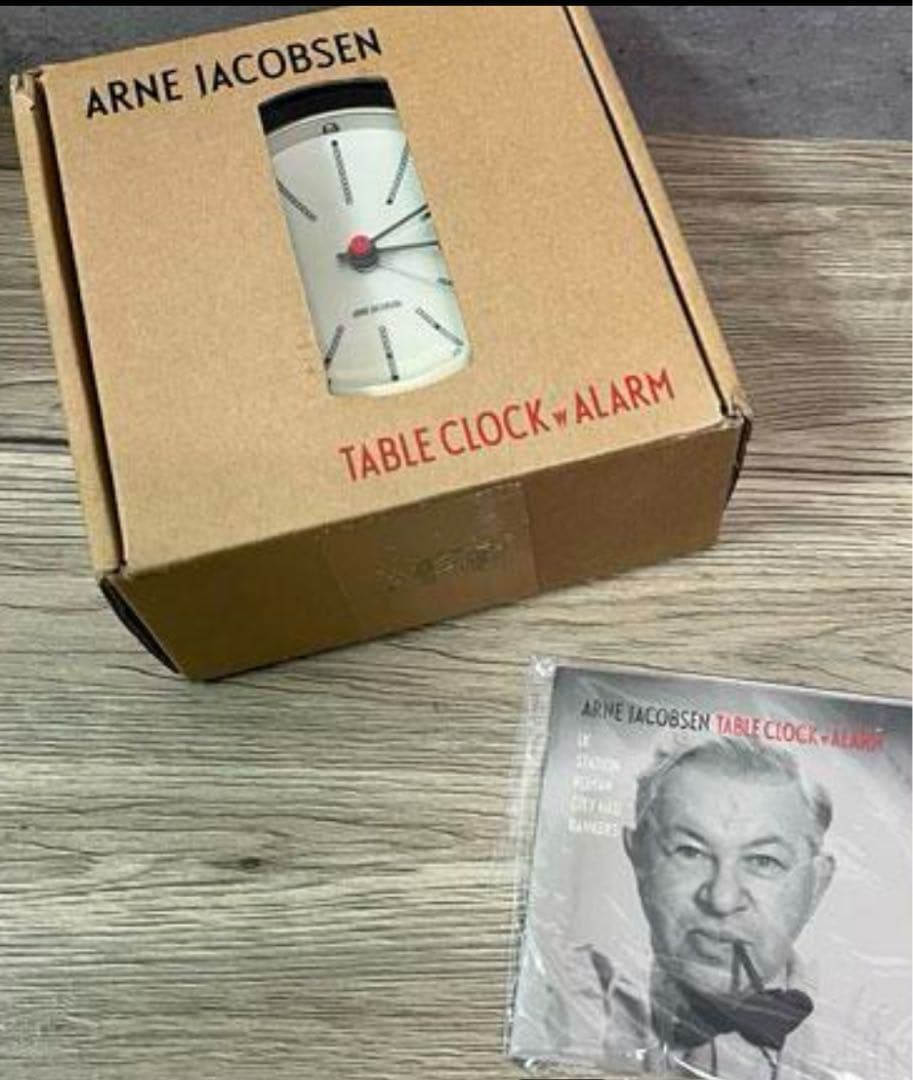 アルネ・ヤコブセン テーブルクロック BANKERS ローゼンダール