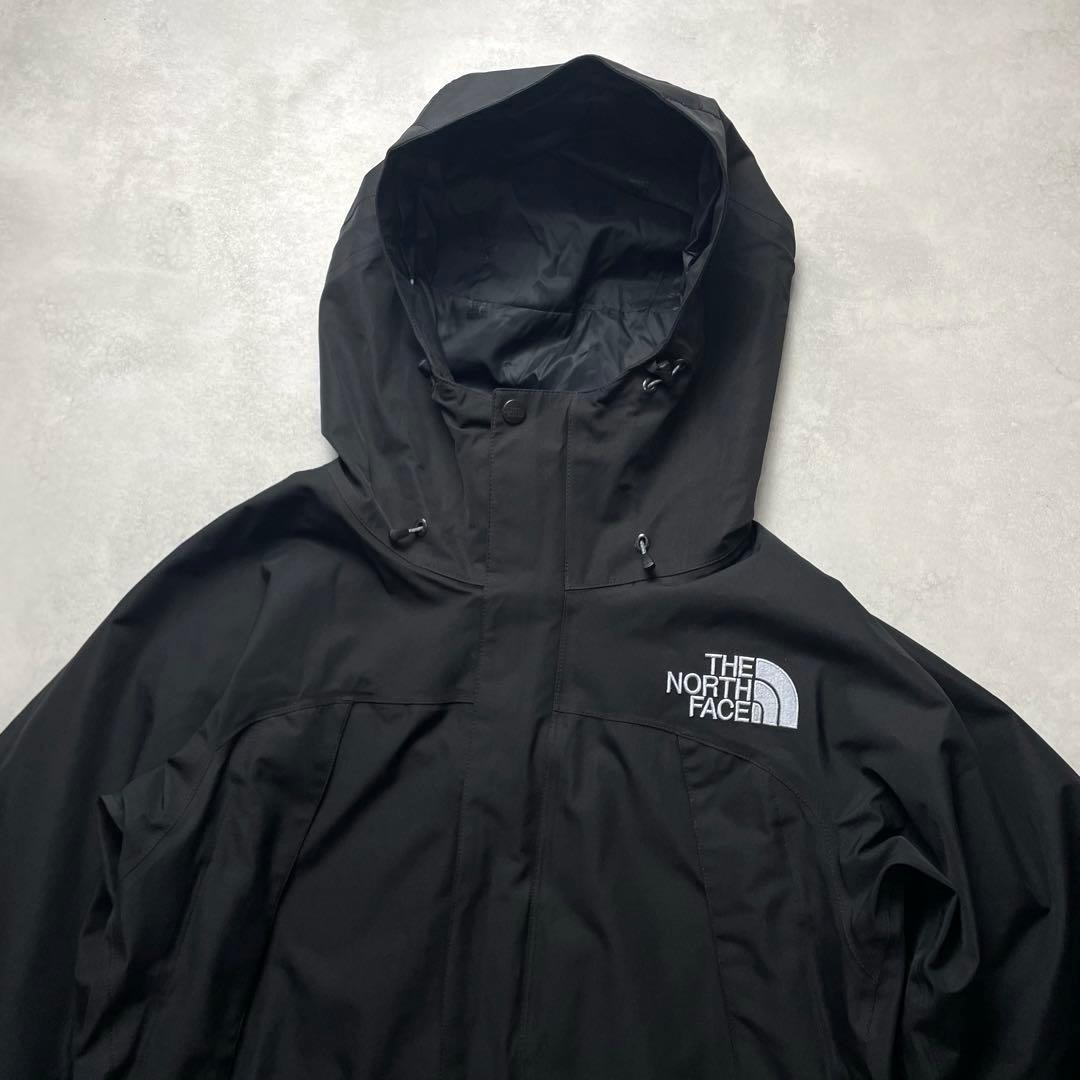 極美品 ノースフェイス マウンテンジャケットゴアテックス NP61540 黒 L