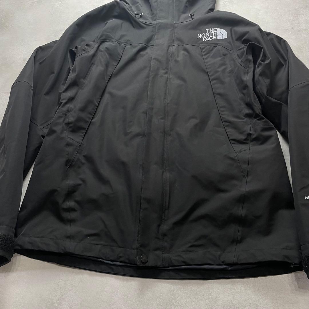 極美品 ノースフェイス マウンテンジャケットゴアテックス NP61540 黒 L