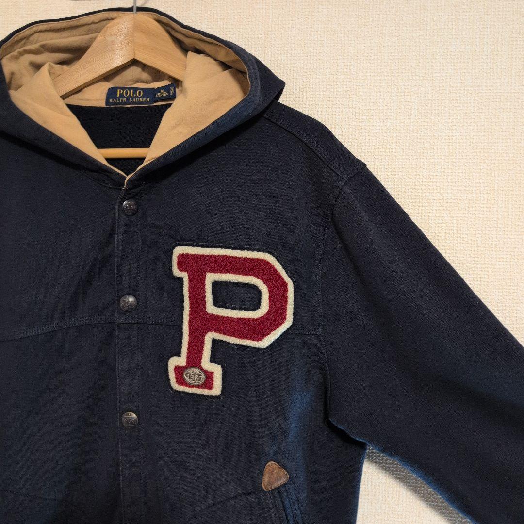 POLO RALPH LAUREN フード付きスウェットジャケット ネイビー