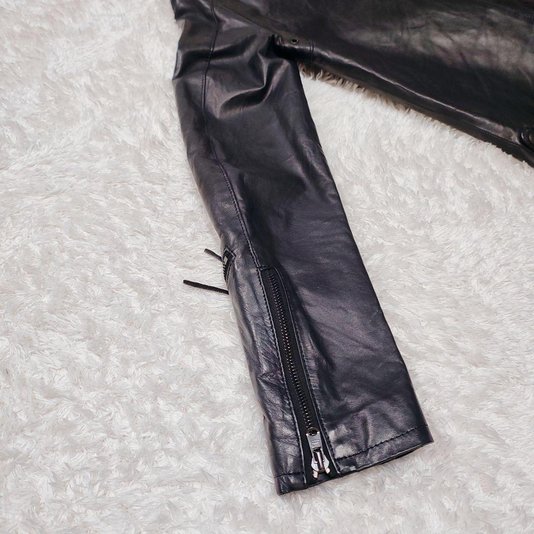 【希少!!ホースハイド】 PLEDGE シングルライダース 馬革