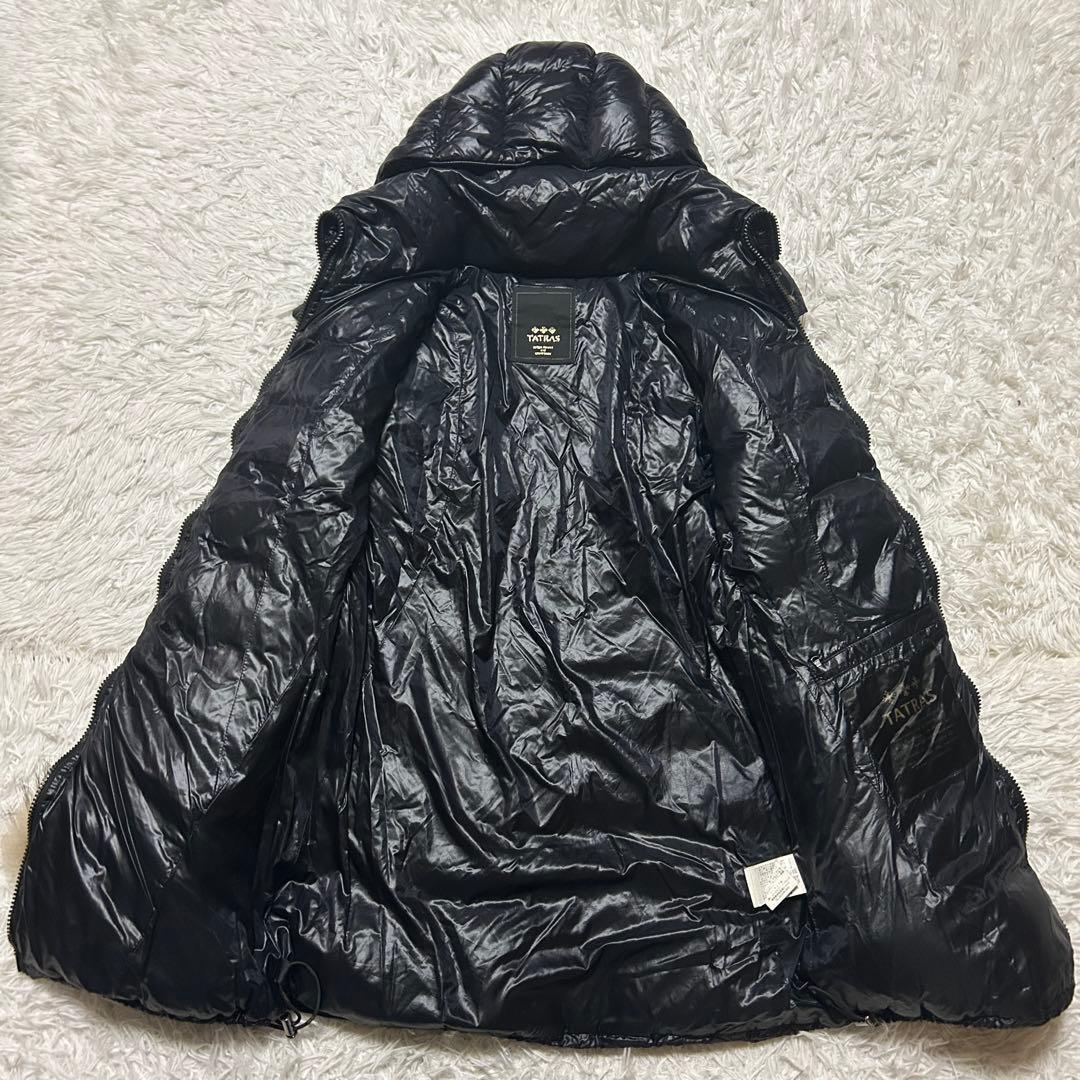 【】TATRAS タトラス ロングダウンジャケット ナイロン ラクーンファー