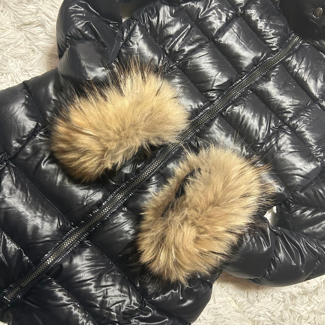 【】TATRAS タトラス ロングダウンジャケット ナイロン ラクーンファー