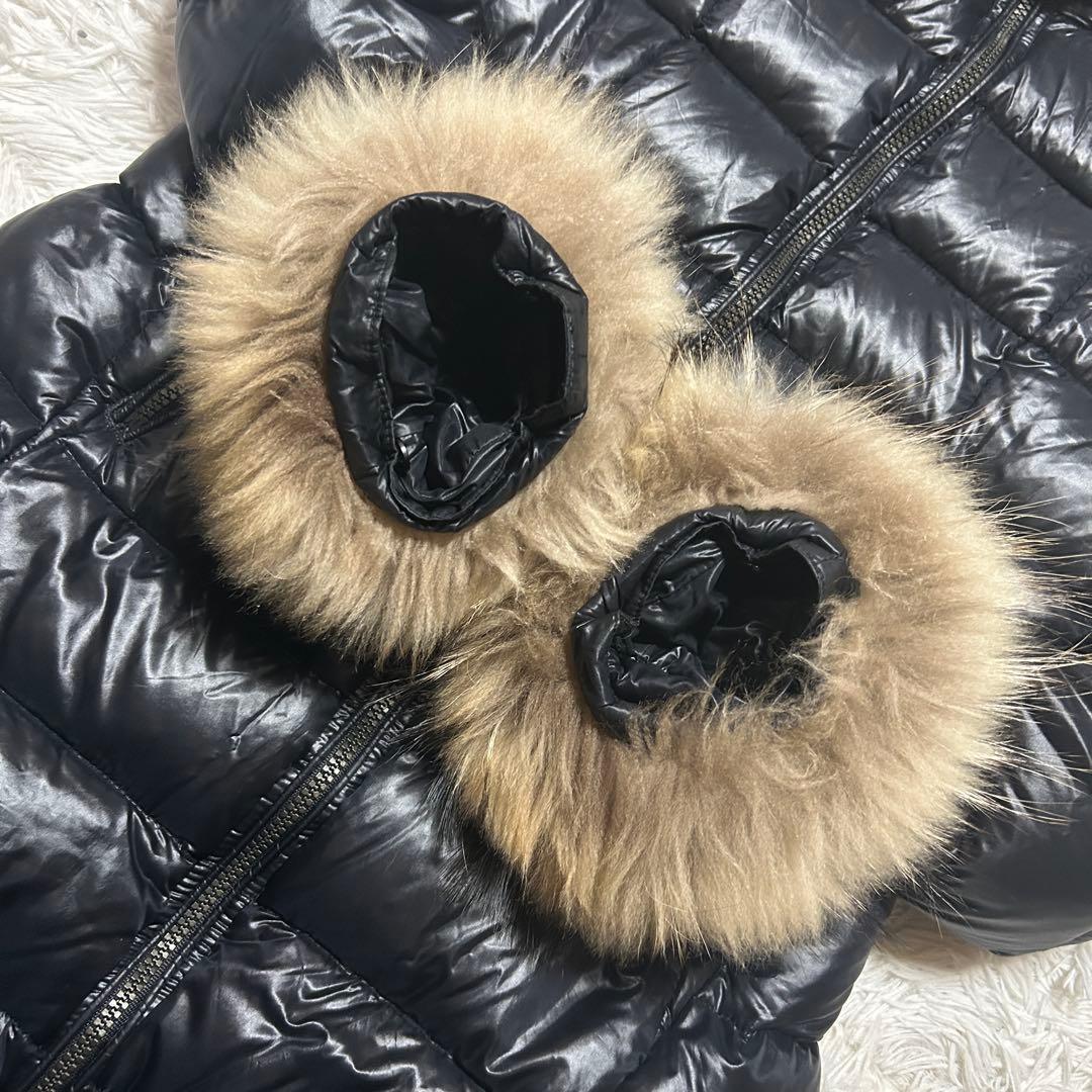 【】TATRAS タトラス ロングダウンジャケット ナイロン ラクーンファー