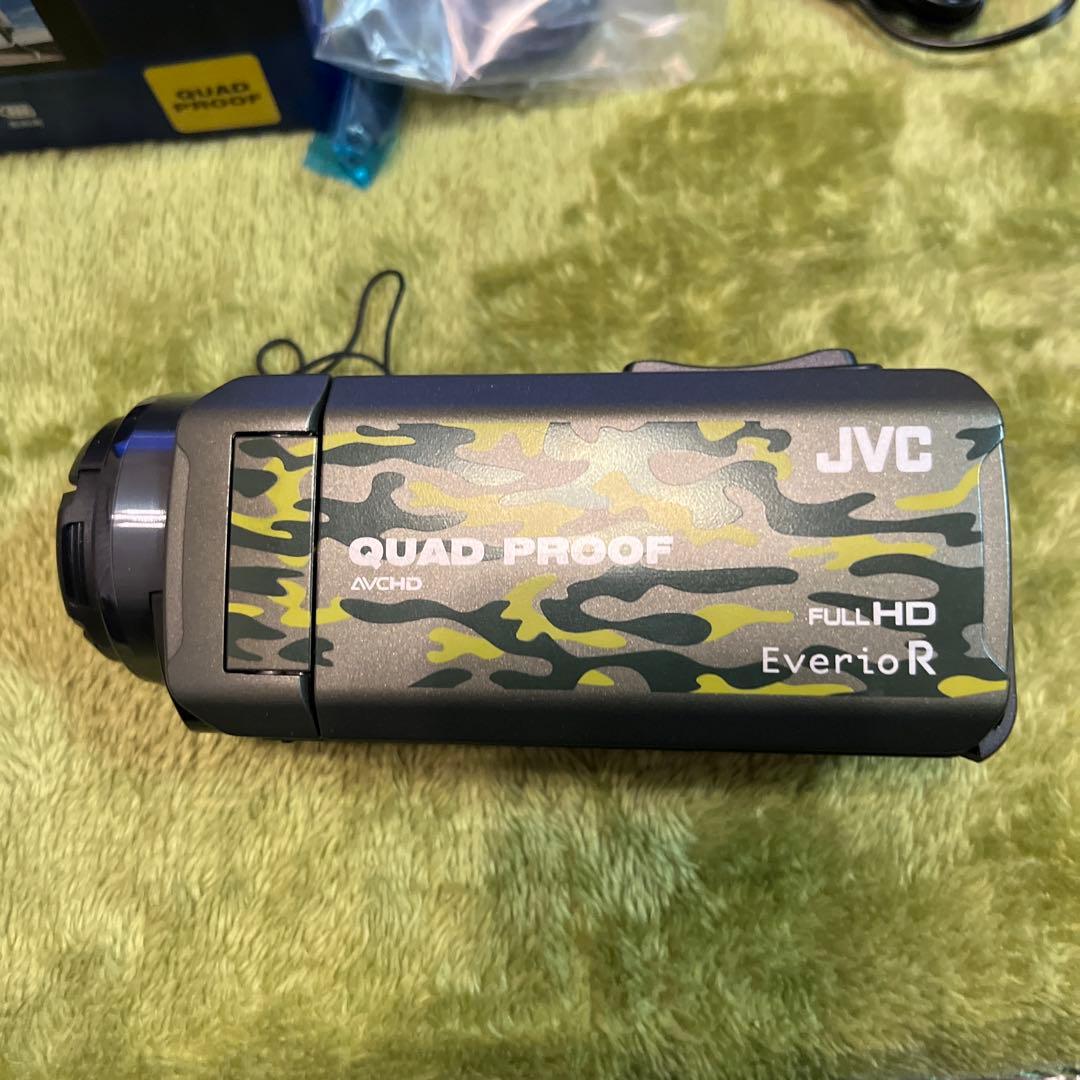 JVC GZ-R400-G Everio R カモフラージュ ビデオカメラ