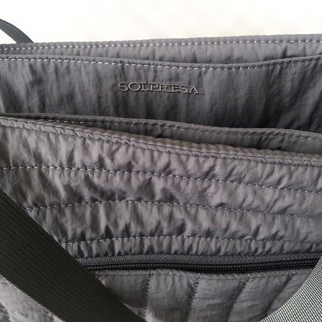 SOLPRESA キルティングマザーズバッグ