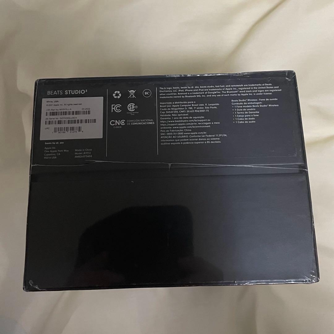【新品未開封】 ビーツ BEATS STUDIO3 ヘッドホン ホワイト