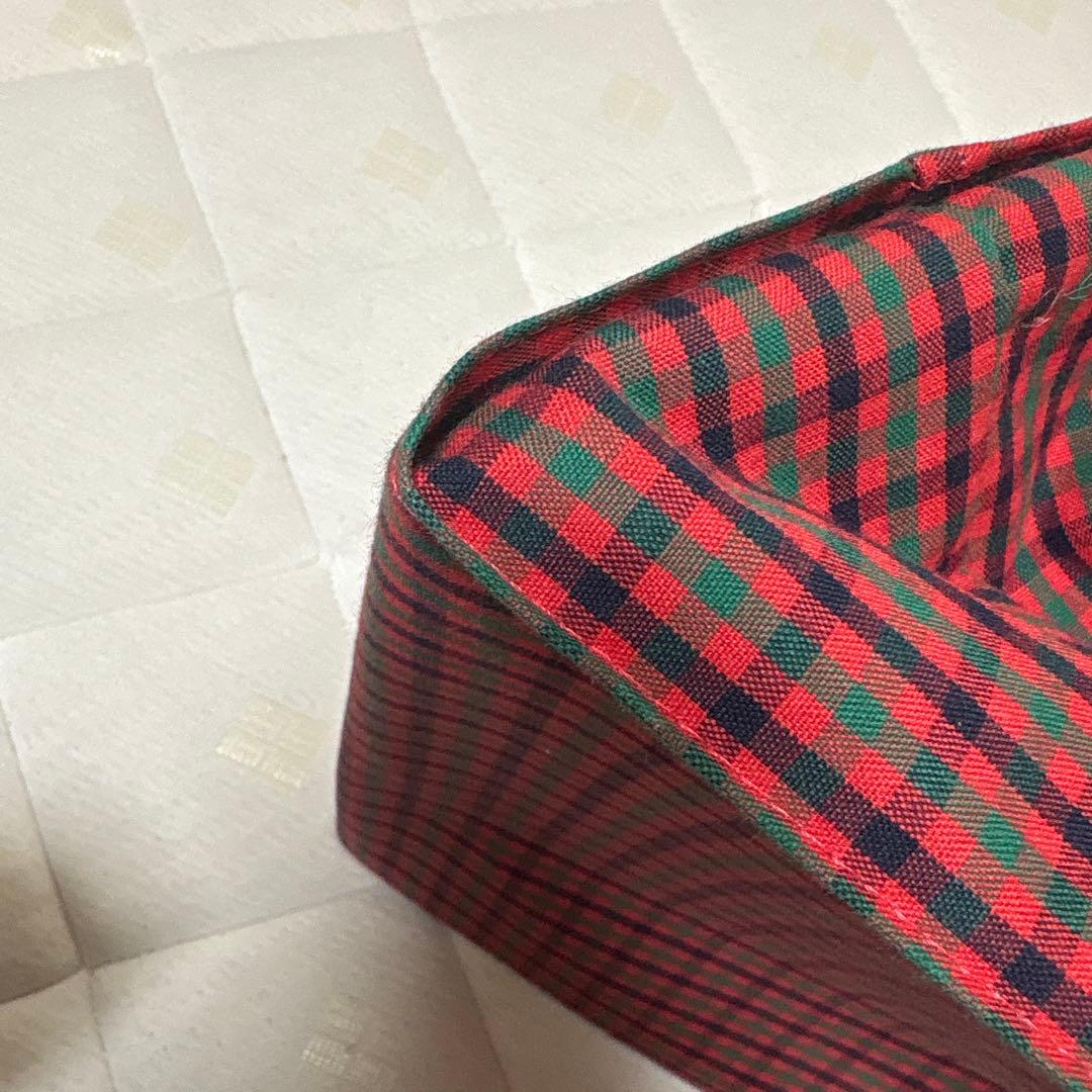 美品⭐︎familiar チェック トートバッグ