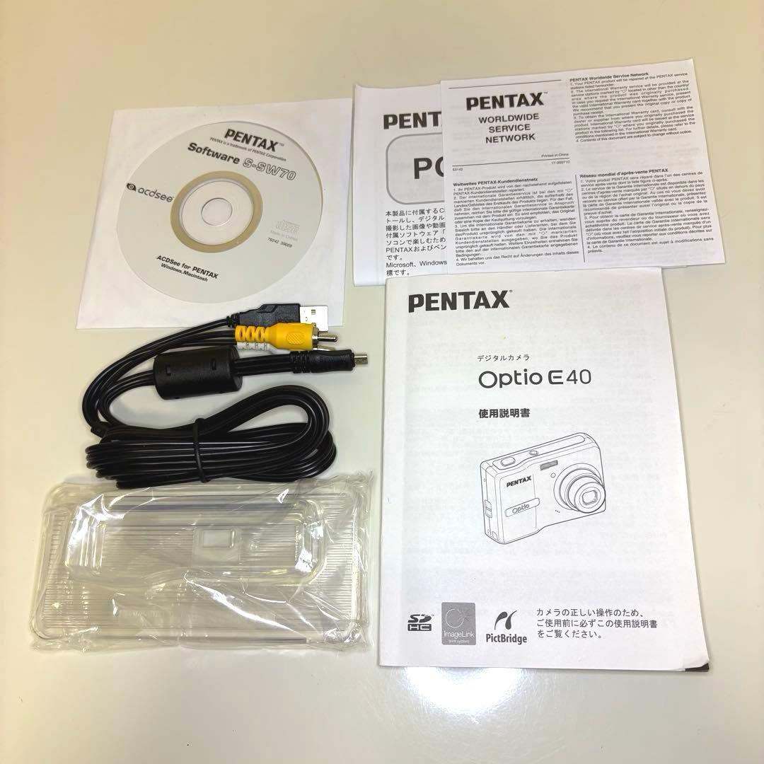PENTAX ペンタックス Optio オプティオ E40 元箱入り