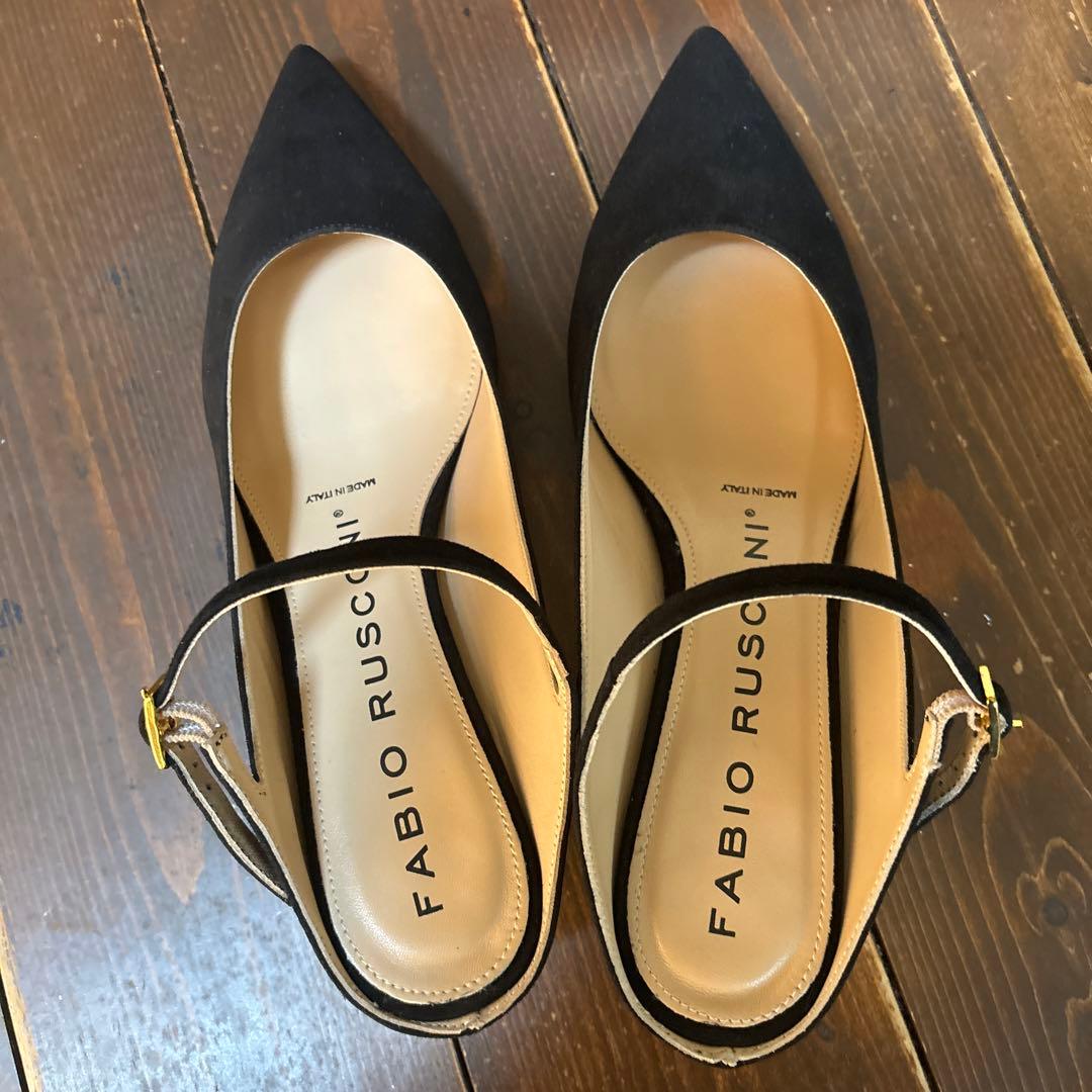 FABIO RUSCONI ストラップパンプス　38 1/2