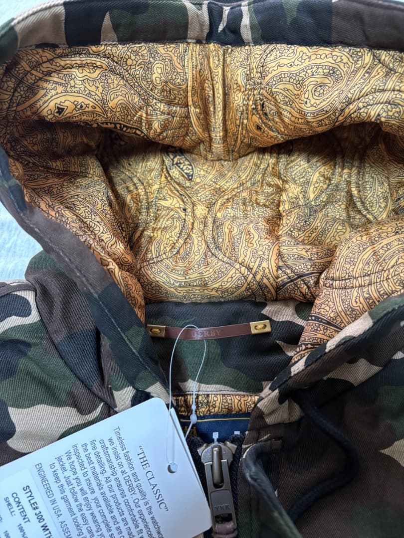 ダービーオブサンフランシスコ Camo With Hood 　迷彩　L　新品