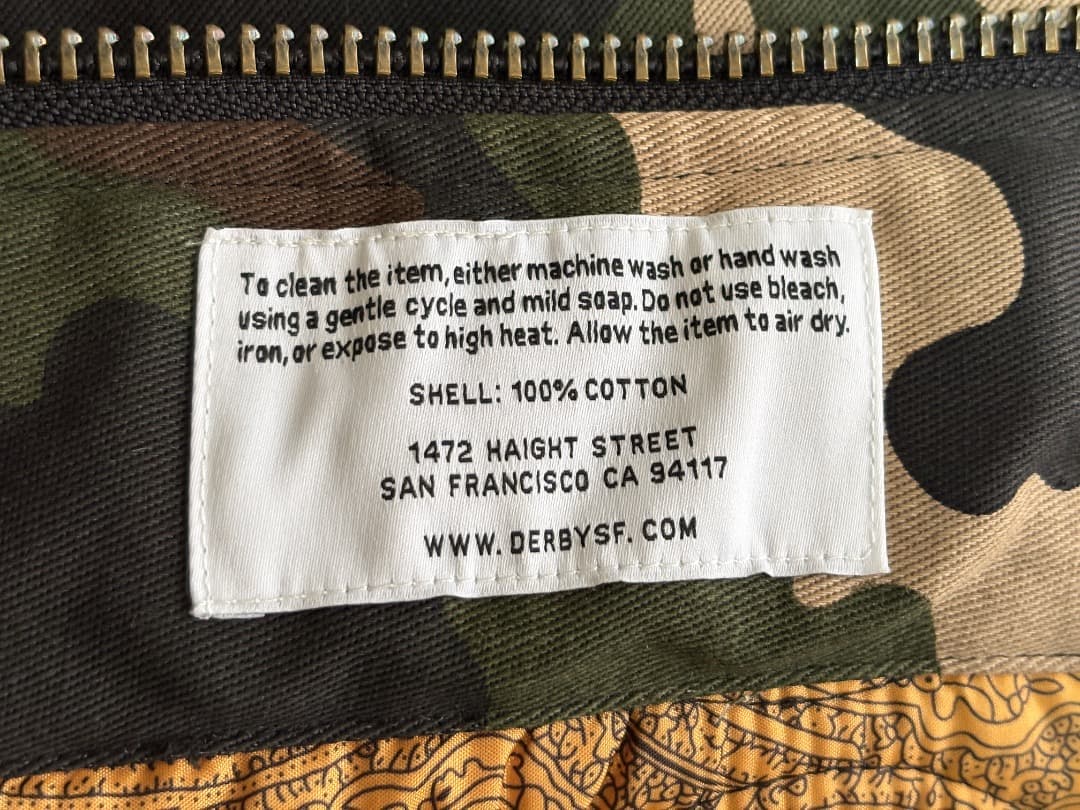 ダービーオブサンフランシスコ Camo With Hood 　迷彩　L　新品