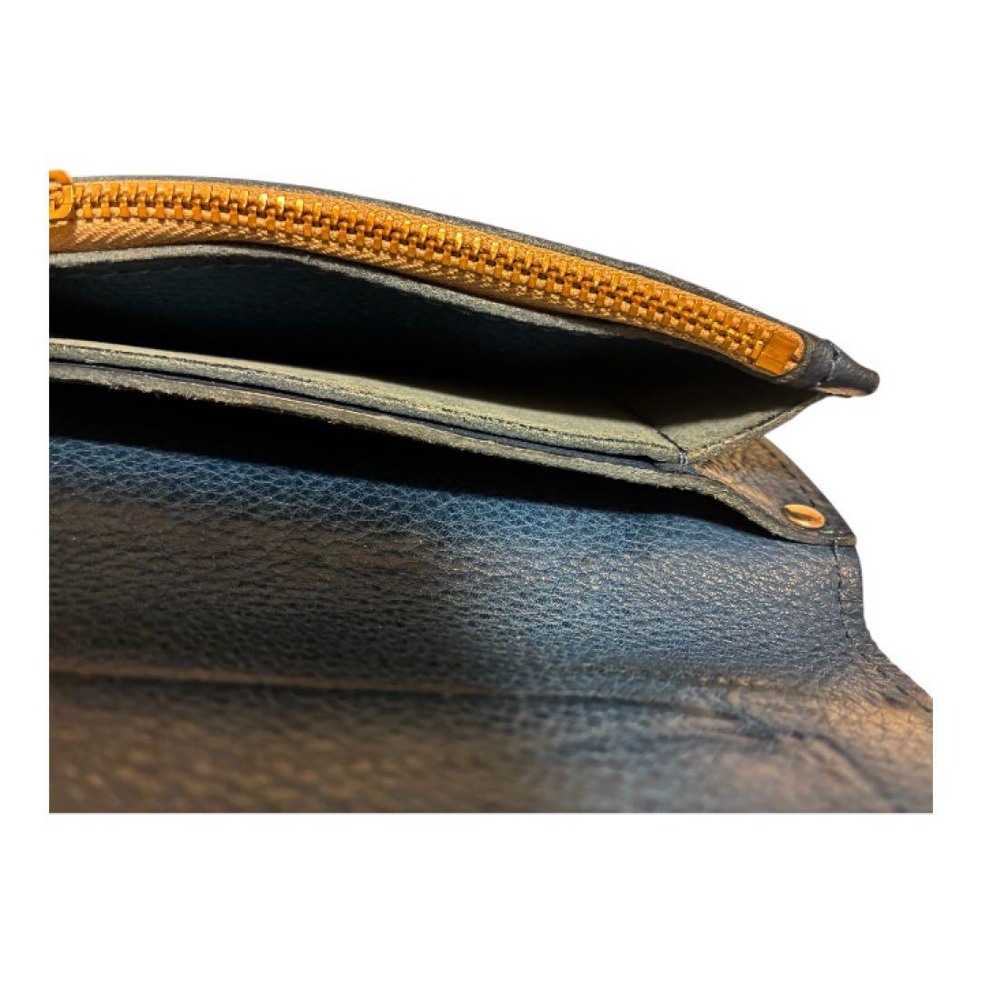 TRAVISHOODミドルトラッカーウォレットネイビー