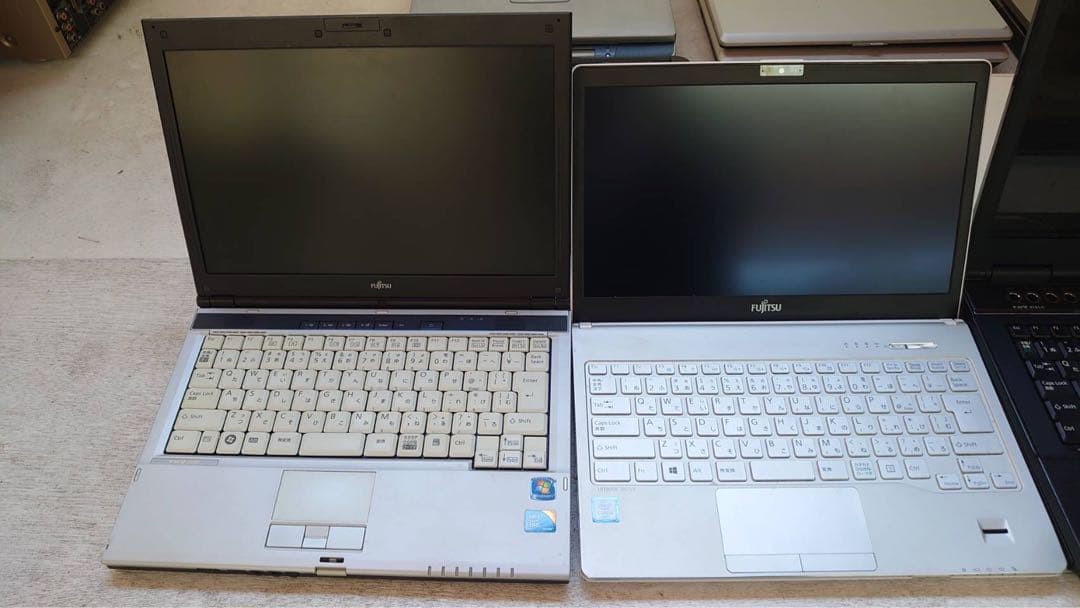【まとめ売り】FUJITSU ノートパソコン10台セット(ジャンク品）❶