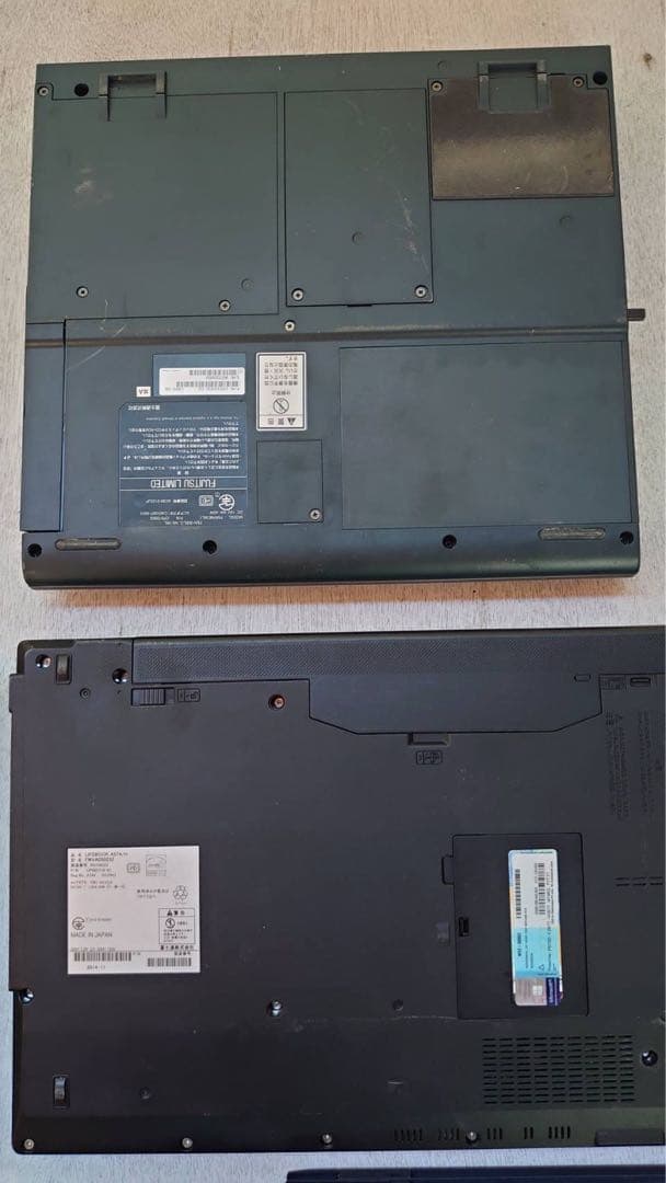 【まとめ売り】FUJITSU ノートパソコン10台セット(ジャンク品）❶