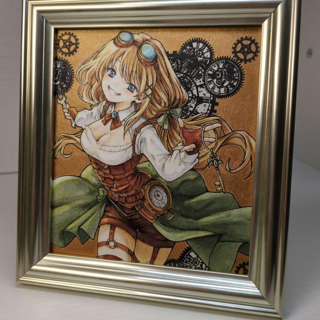 ミ*ケ様 オリジナル 手描き アナログイラスト 色紙 14