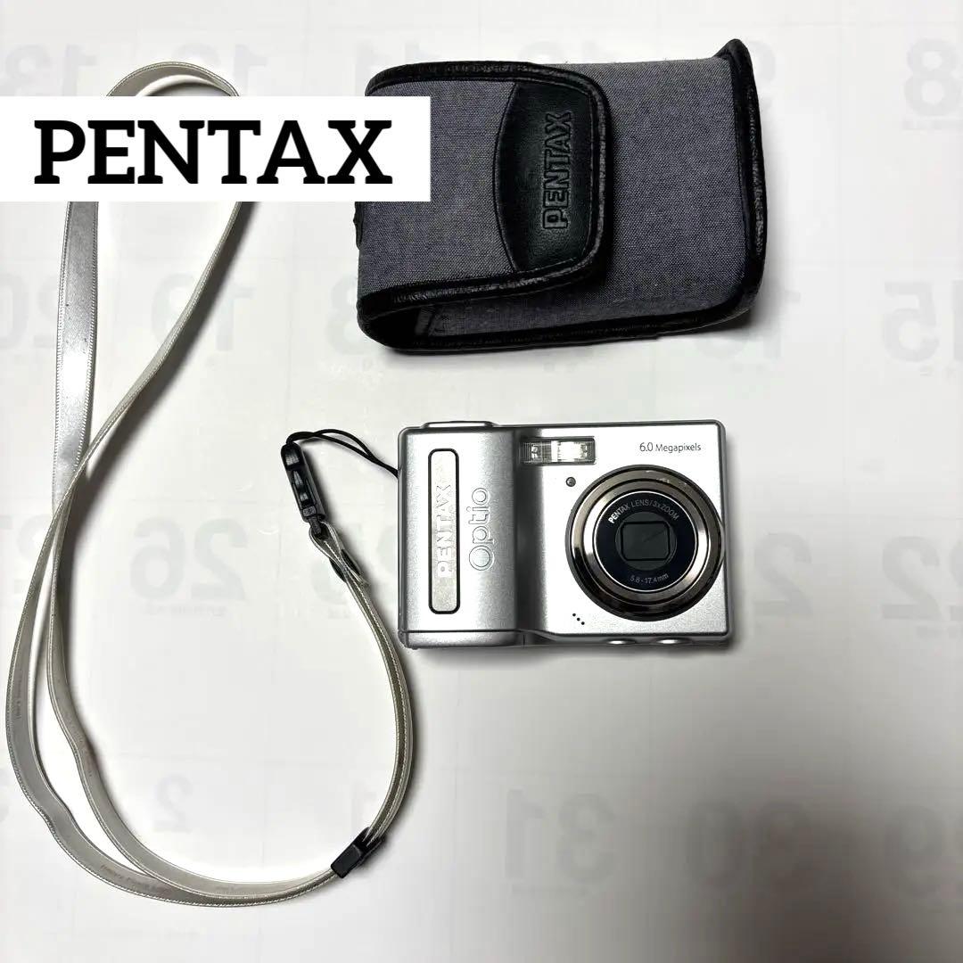 【極美品】PENTAX Optio M10 オールド デジカメ　単三電池使用