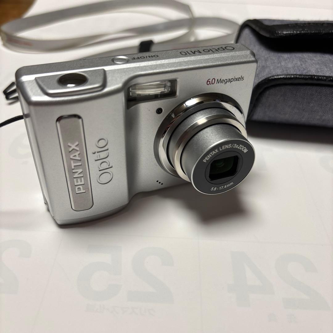 【極美品】PENTAX Optio M10 オールド デジカメ　単三電池使用