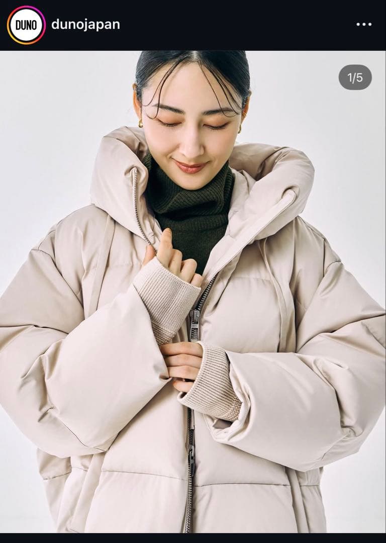 DUNO HEKA ダウンジャケット ベージュ　MESTRE 38