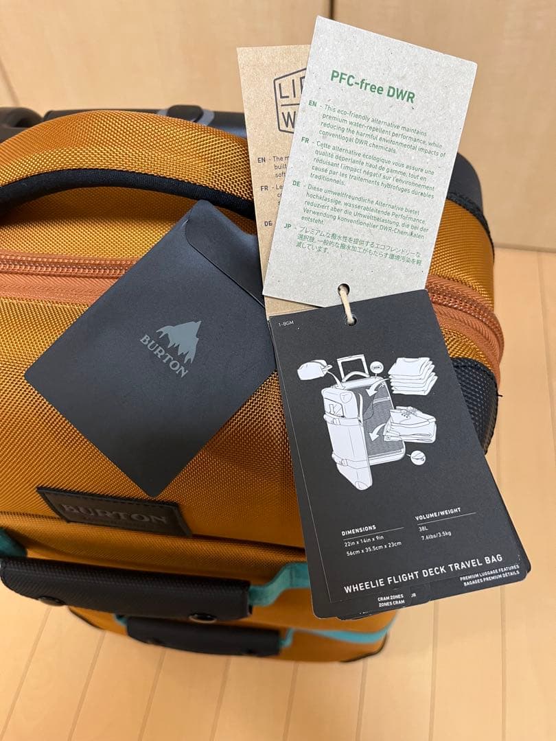 【たこやき商会】新品未使用 Burton キャリーバック 38L