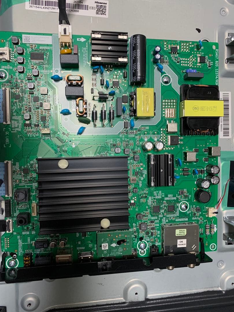 レグザ 43V型 4K 液晶テレビ 43C350X 基盤セット