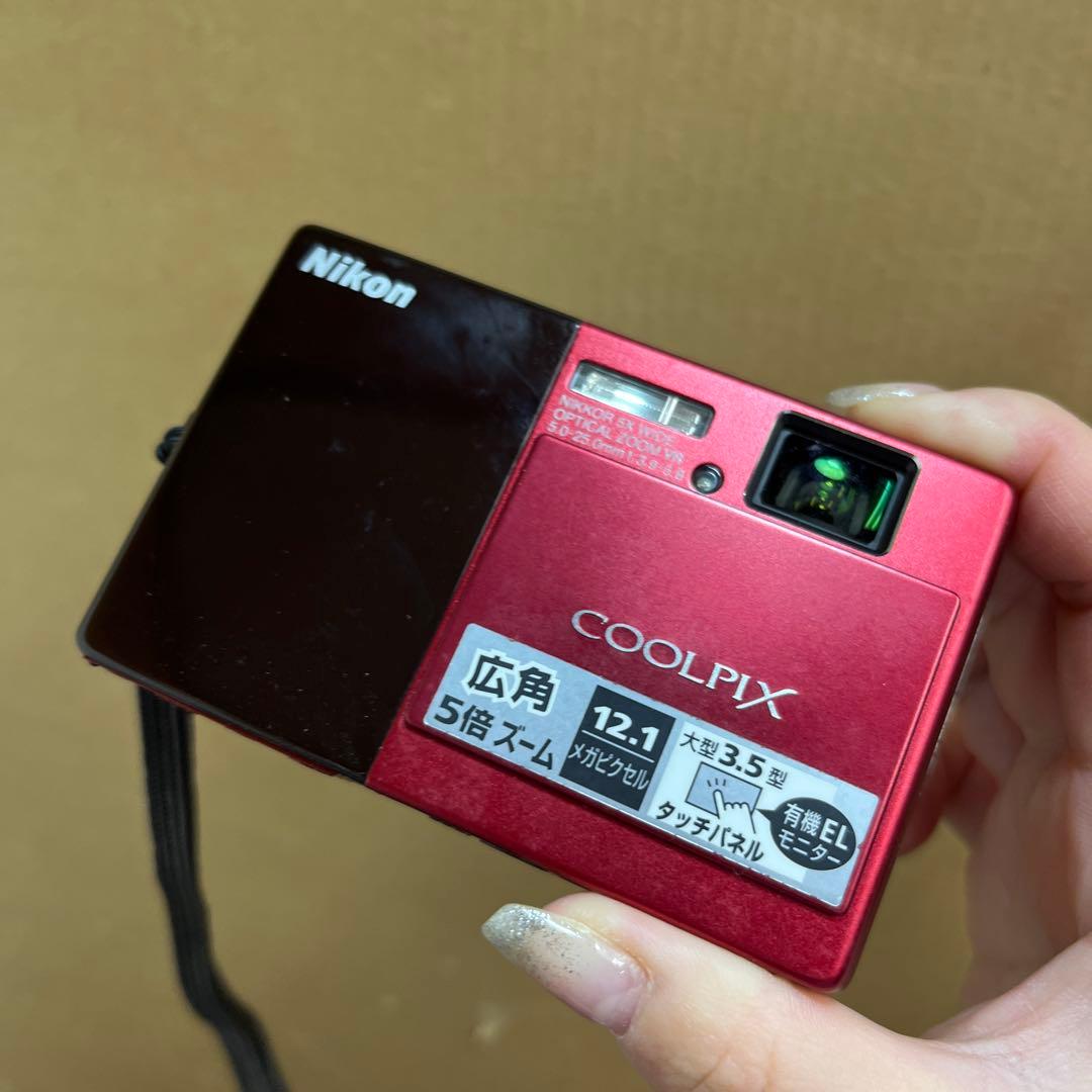 デジタルカメラ Nikon coolpix S70 RED