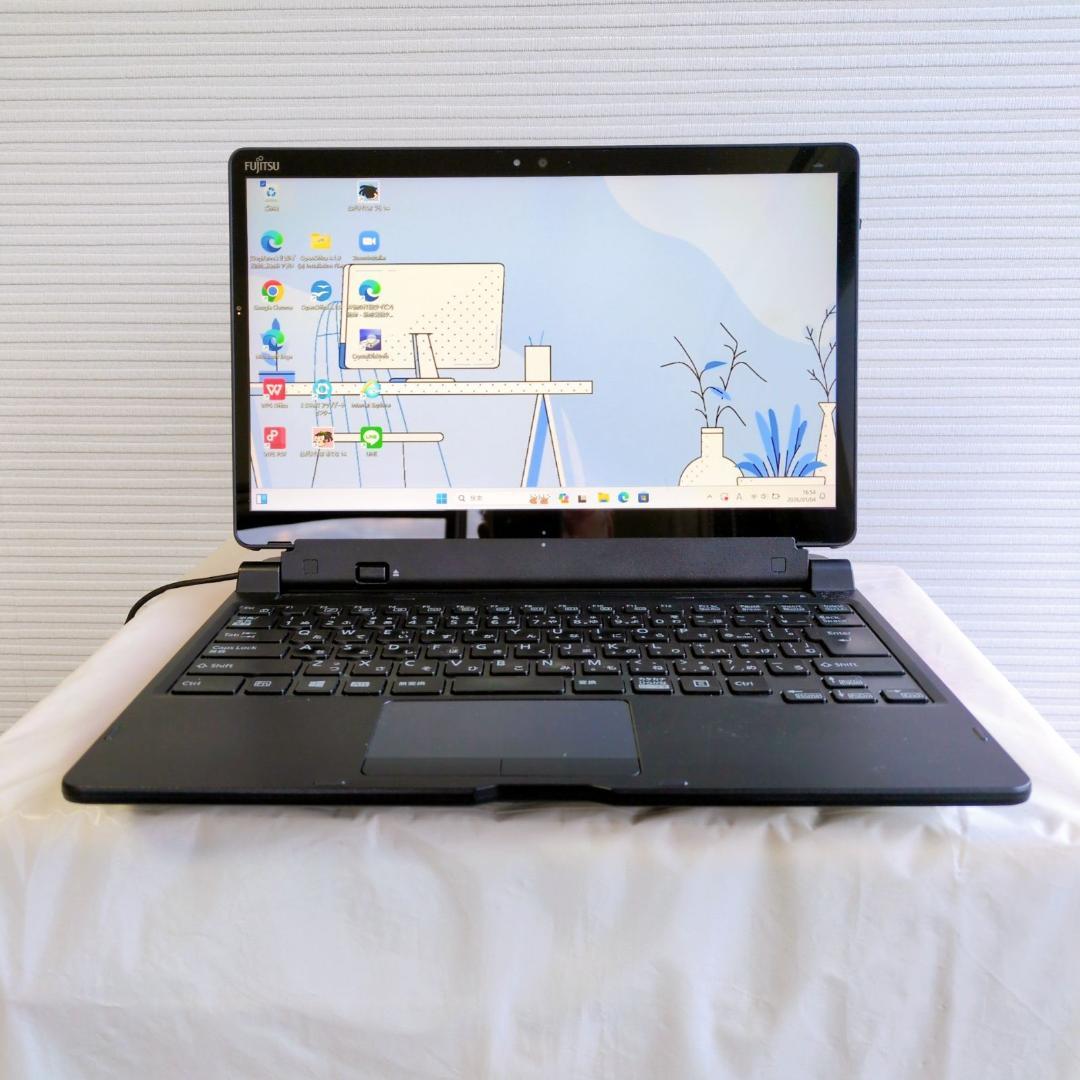 ノートパソコン タブレット 2in1 富士通 Windows11 i5 SSD