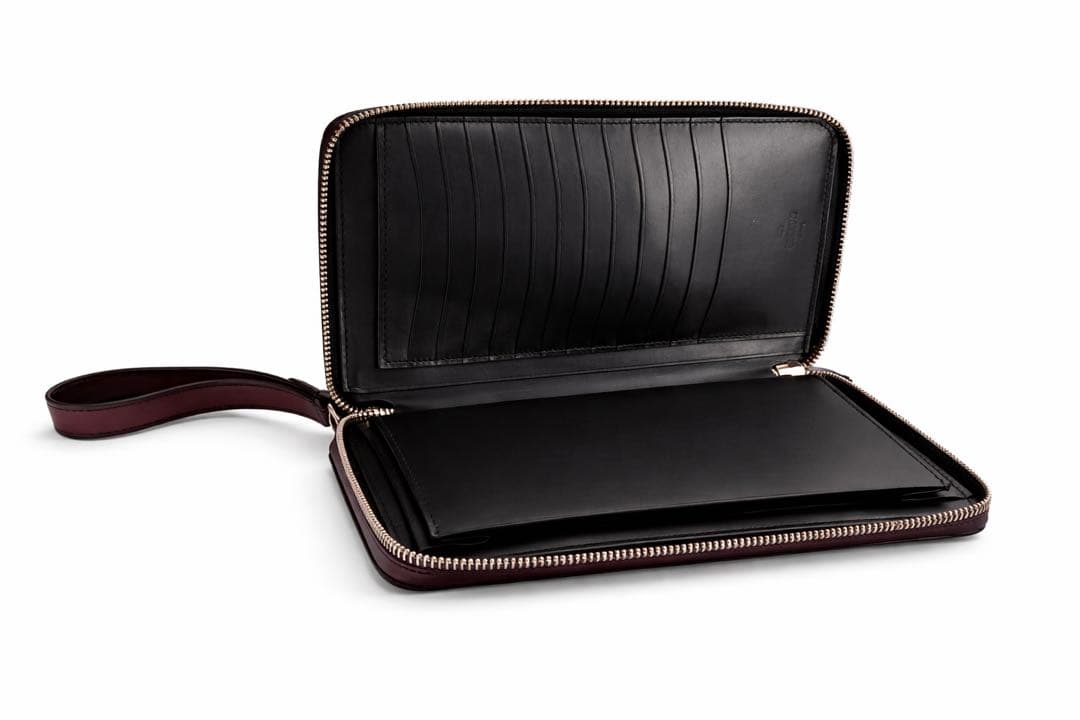 【極美品】ベルルッティ クラッチウォレット 紫×ゴールドパティーヌ青山本店購入