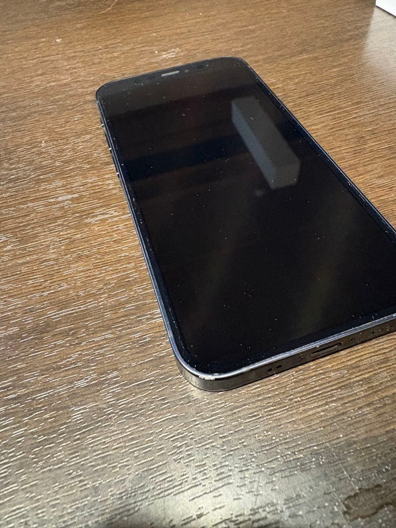 iPhone 12 ブラック 本体 フィルムと箱付き