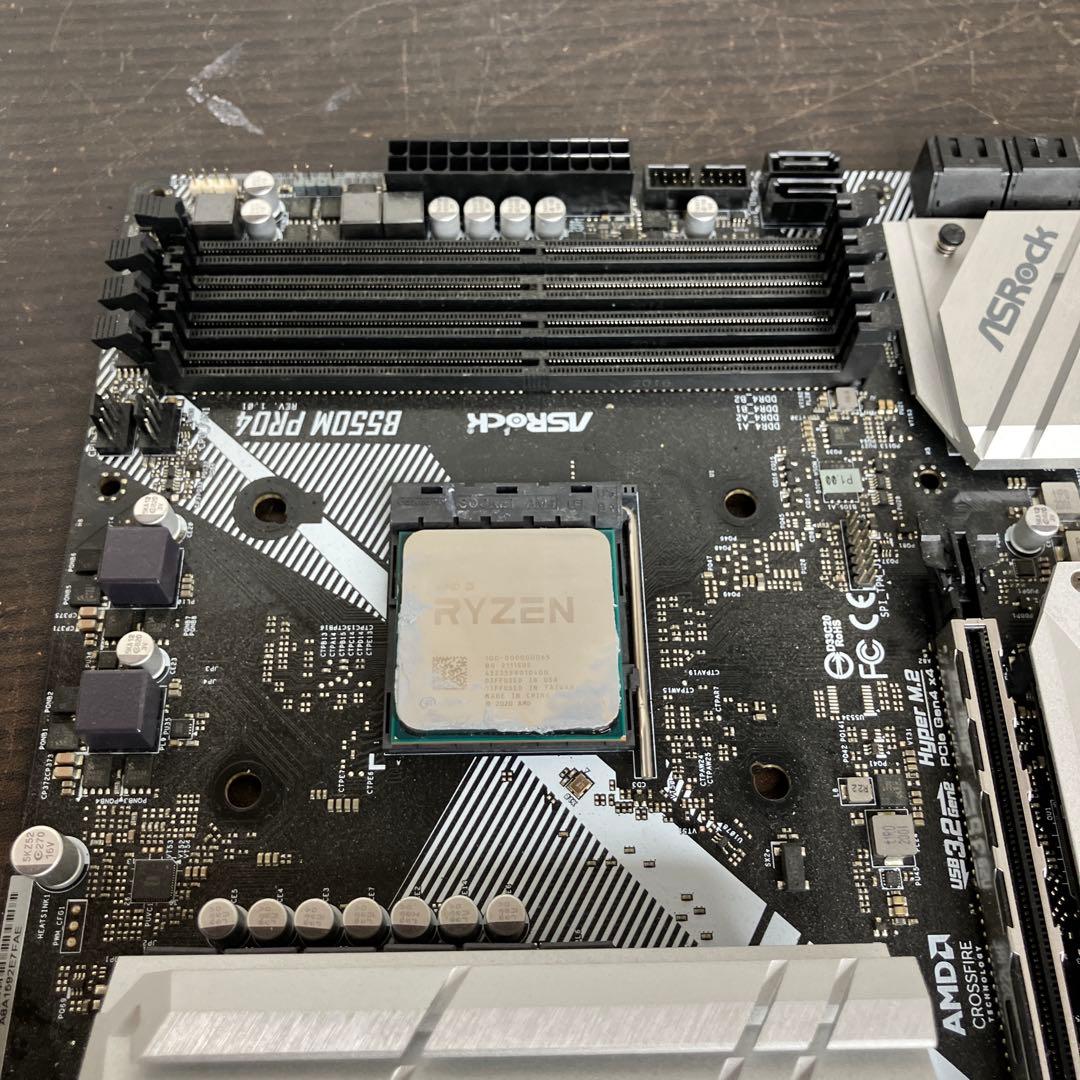マザーボード CPU Ryzen 5 5600X ASRock B550M PRO4
