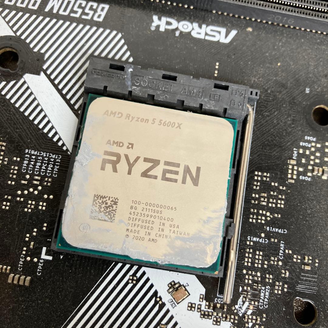 マザーボード CPU Ryzen 5 5600X ASRock B550M PRO4