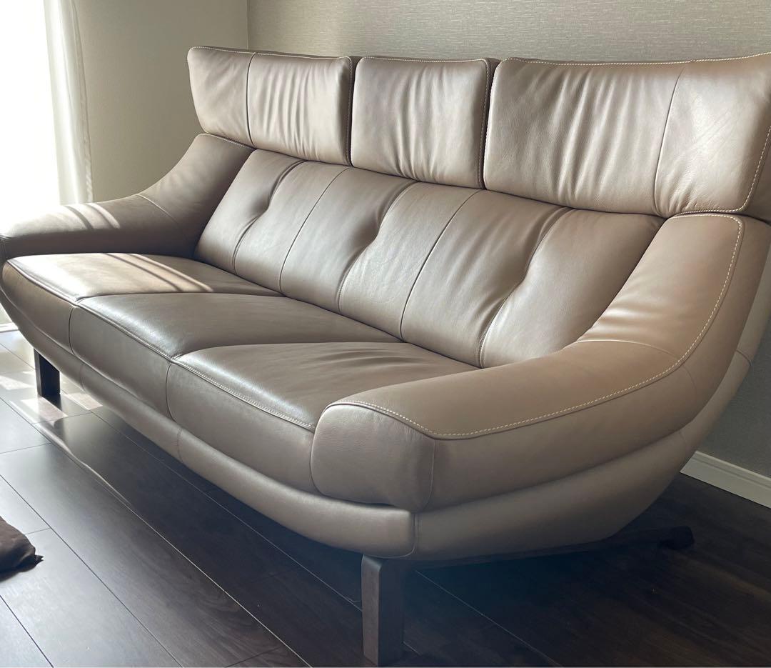 カリモク　ZU46 ソファ　3人掛け