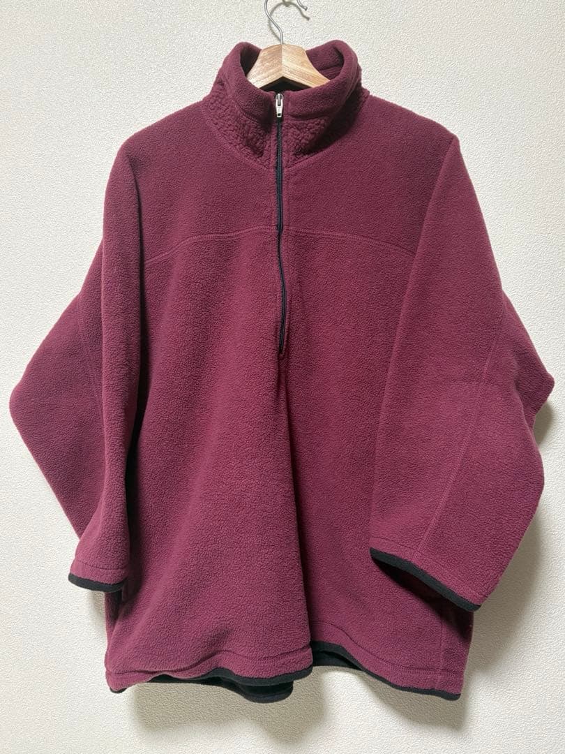 USA製　Patagonia ハーフジップフリース　オーバルロゴ　L