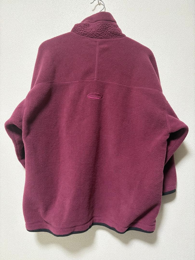 USA製　Patagonia ハーフジップフリース　オーバルロゴ　L