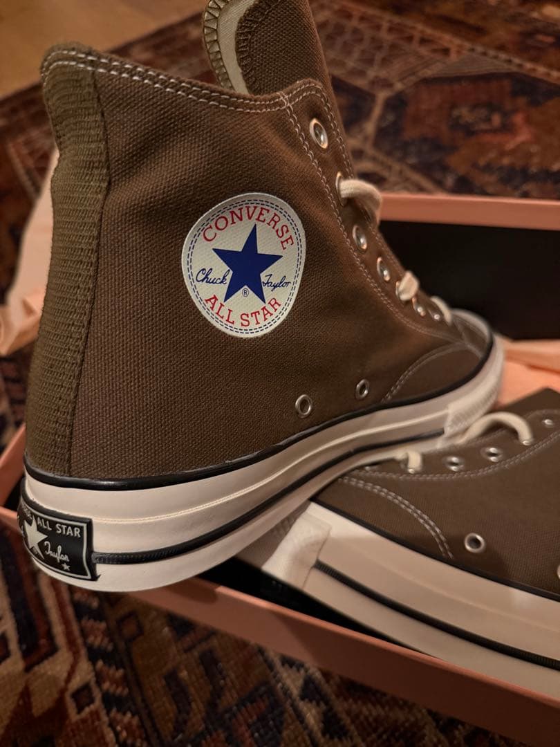 【新品】Converse addict CANVAS HI ブラウン　28CM