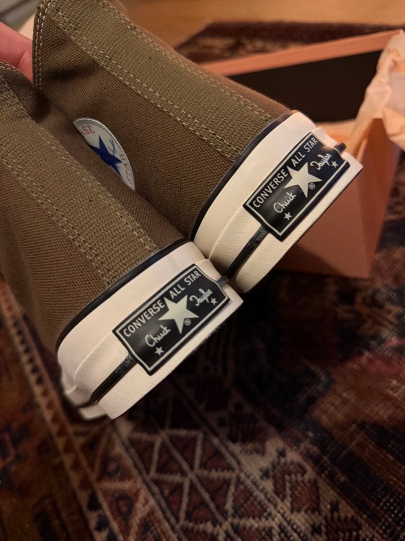 【新品】Converse addict CANVAS HI ブラウン　28CM