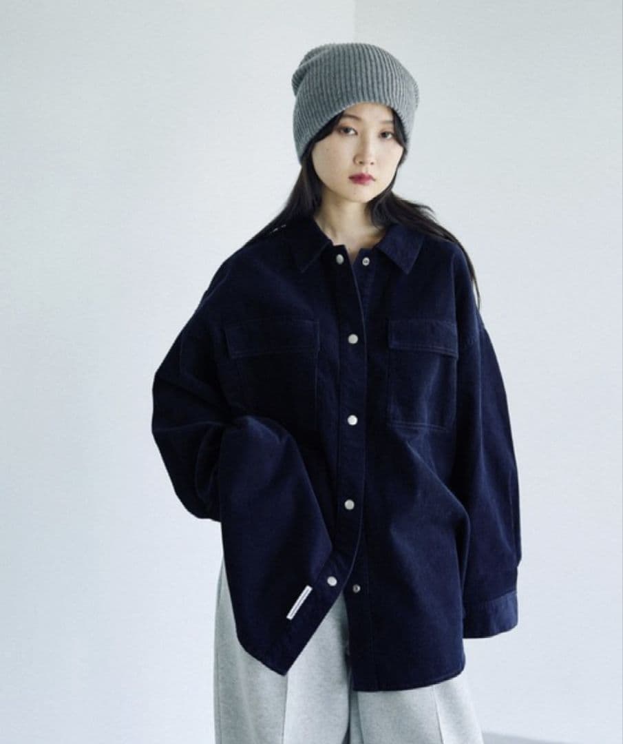 【今季新品★人気完売】レプシィム コーデュロイBIGシャツ
