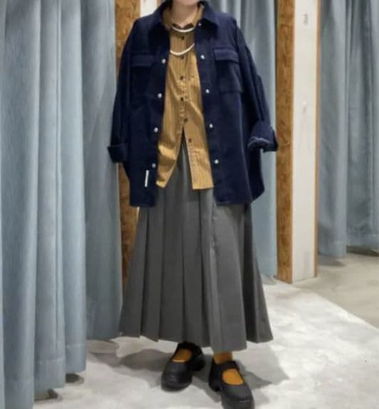 【今季新品★人気完売】レプシィム コーデュロイBIGシャツ