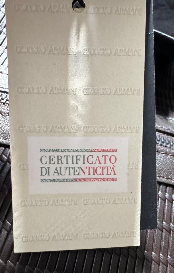 EMPORIO ARMANI ブラウン ショルダーバッグ